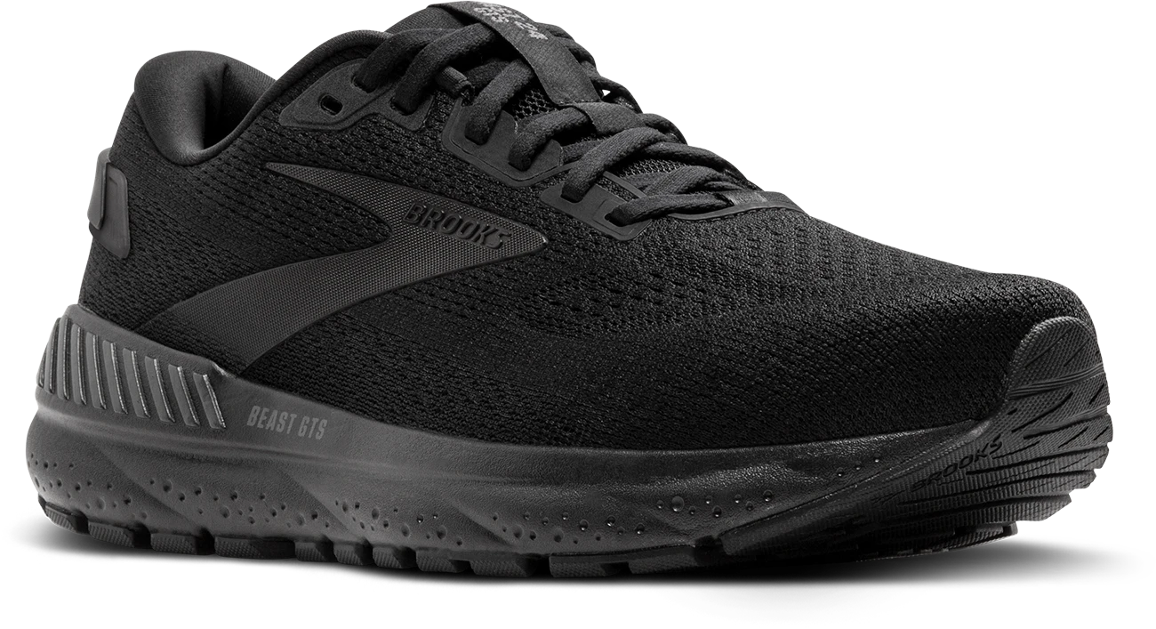 BROOKS Men's Beast GTS 24 (020 - Black/Black/Ebony) 3 BROOKS Men's Beast GTS 24 (020 - Black/Black/Ebony) - Image 3