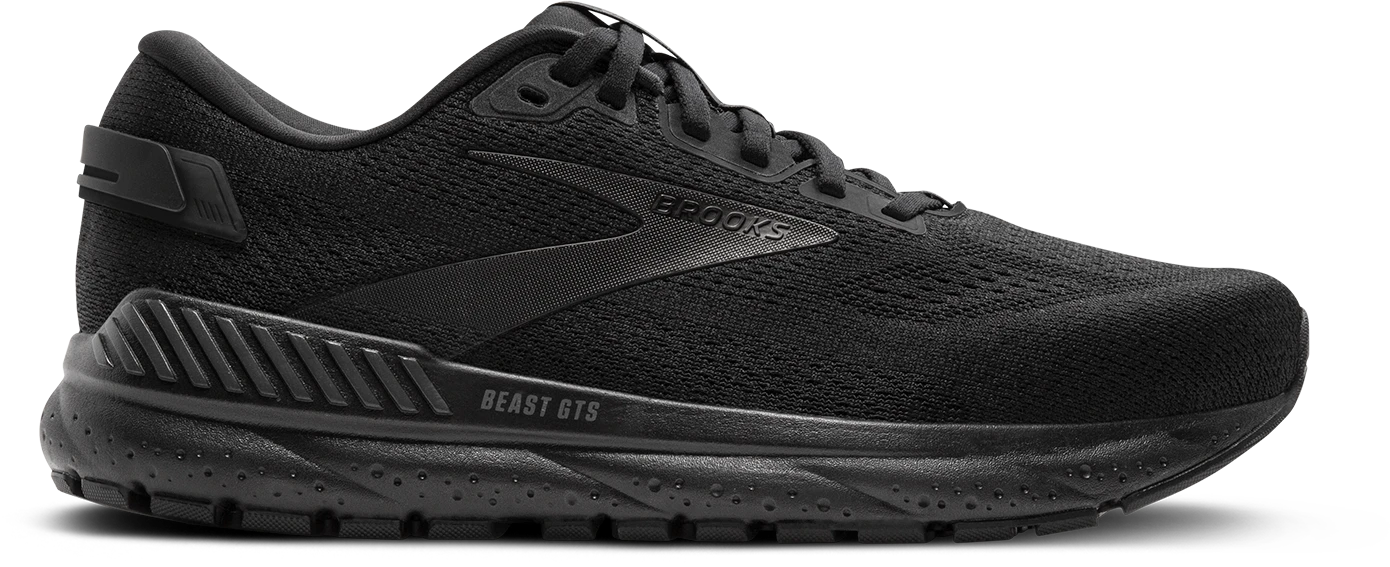BROOKS Men's Beast GTS 24 (020 - Black/Black/Ebony) 1 BROOKS Men's Beast GTS 24 (020 - Black/Black/Ebony)