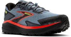 BROOKS Men's Divide 5 (004 - Citadel/Ebony/Lime) -Tcrunning Sale Store 110429 004 A Divide 5