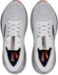 BROOKS Men's Adrenaline GTS 24 (129 - White/Peacoat/Alloy) -Tcrunning Sale Store 110437 129 O Adrenaline GTS 24