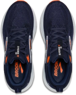 BROOKS Men's Glycerin 22 (494 - Peacoat/Blue Ribbon/Orange) -Tcrunning Sale Store 110445 494 O Glycerin 22