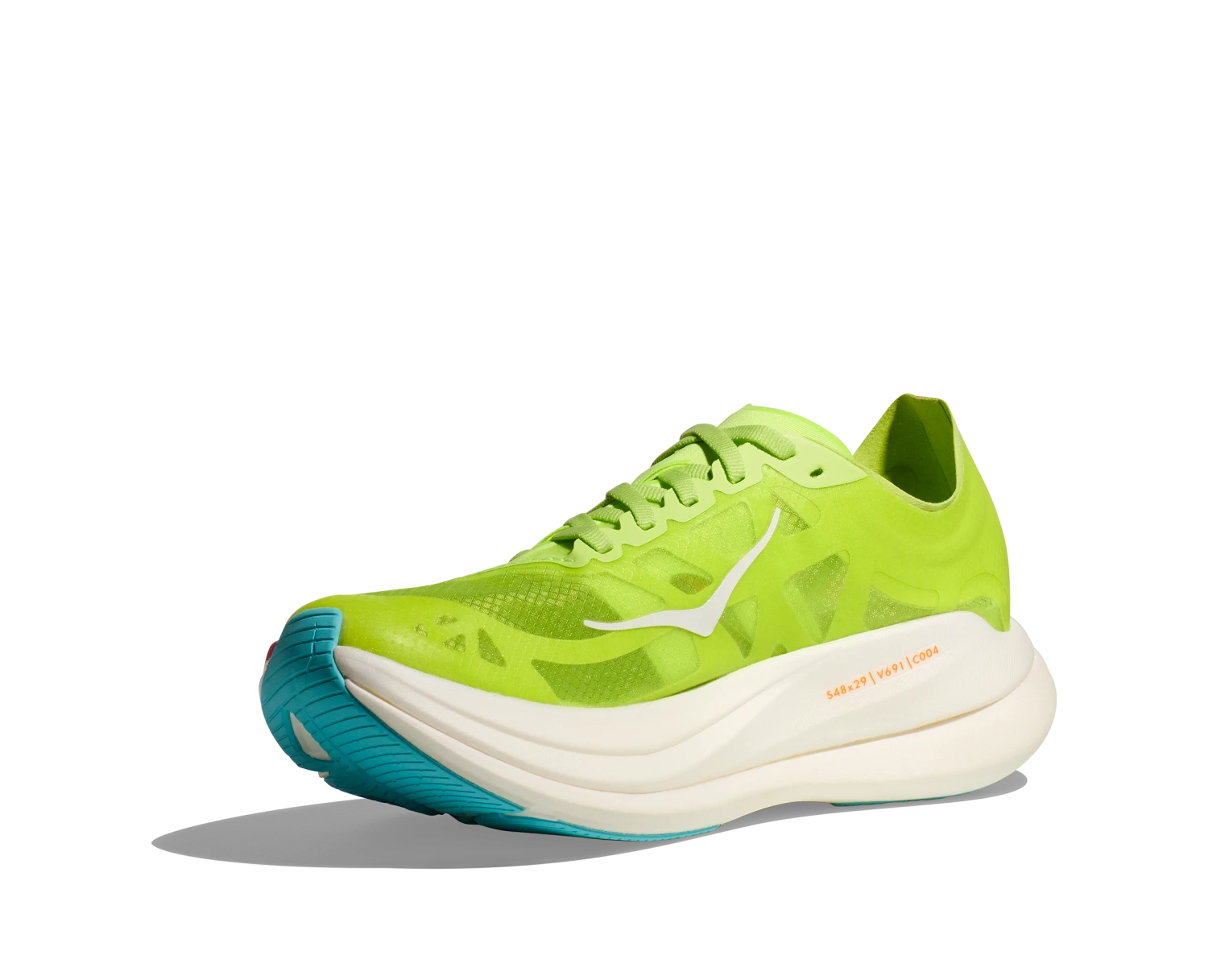 Hoka Unisex Rocket X 2 (LCS - Lettuce/Solar Flare) 4 Hoka Unisex Rocket X 2 (LCS - Lettuce/Solar Flare) - Image 4
