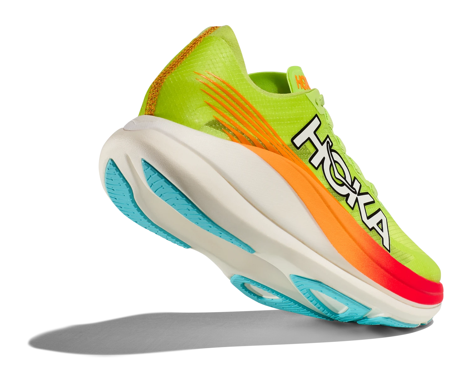 Hoka Unisex Rocket X 2 (LCS - Lettuce/Solar Flare) 5 Hoka Unisex Rocket X 2 (LCS - Lettuce/Solar Flare) - Image 5