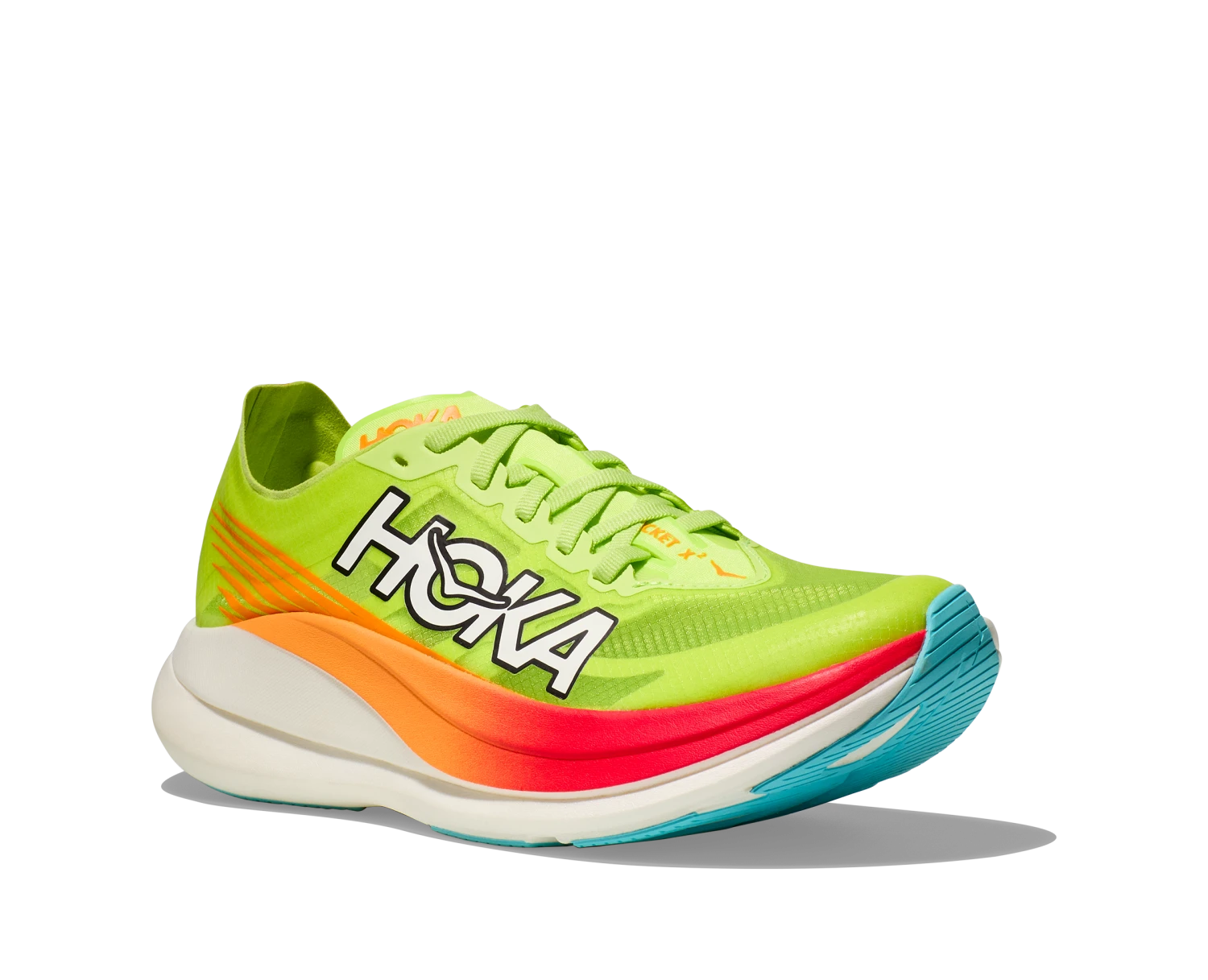 Hoka Unisex Rocket X 2 (LCS - Lettuce/Solar Flare) 3 Hoka Unisex Rocket X 2 (LCS - Lettuce/Solar Flare) - Image 3
