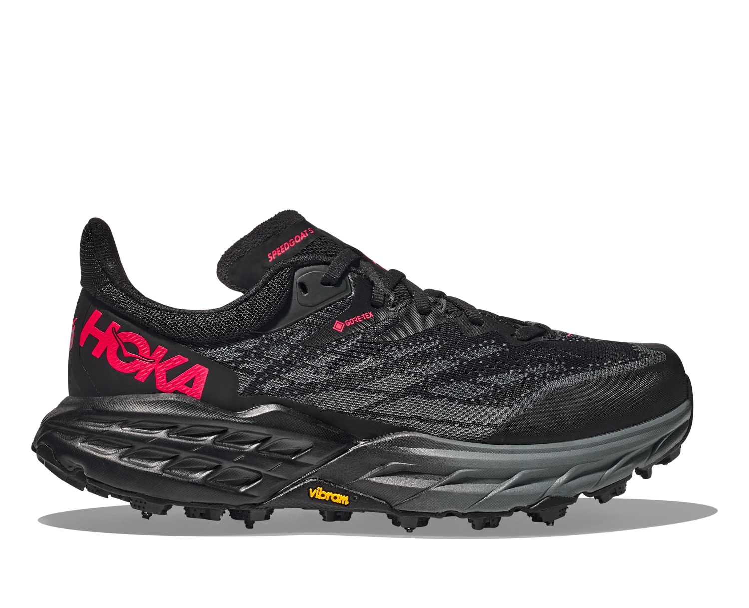 Hoka Women's Speedgoat 5 GTX SPIKE (BBLC - Black/Black) 1 Hoka Women's Speedgoat 5 GTX SPIKE (BBLC - Black/Black)