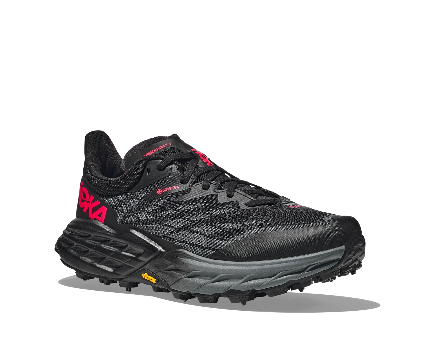 Hoka Women's Speedgoat 5 GTX SPIKE (BBLC - Black/Black) 2 Hoka Women's Speedgoat 5 GTX SPIKE (BBLC - Black/Black) - Image 2