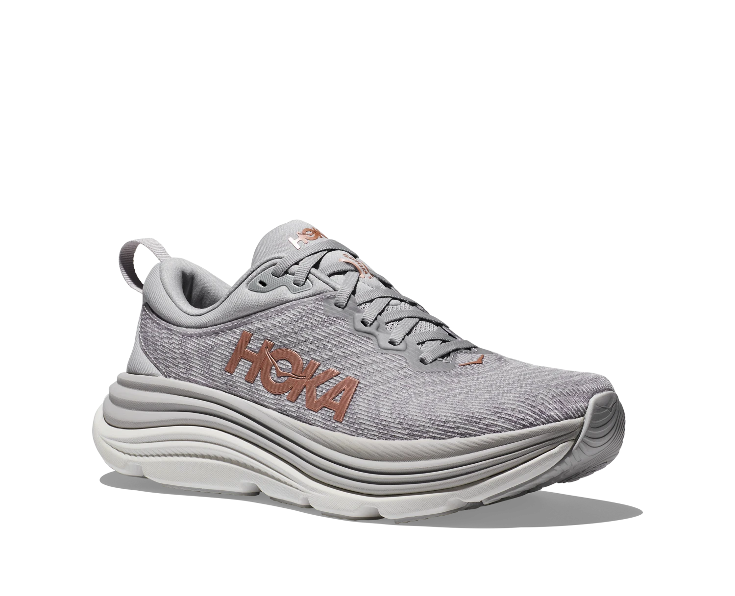 Hoka Women's Gaviota 5 WIDE (HMRG- Harbor Mist/Rose Gold) 2 Hoka Women's Gaviota 5 WIDE (HMRG- Harbor Mist/Rose Gold) - Image 2