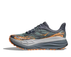 Hoka Women's Stinson 7 (GSP - Grey Skies/Pale Tangerine) -Tcrunning Sale Store 1141531 GSP 8