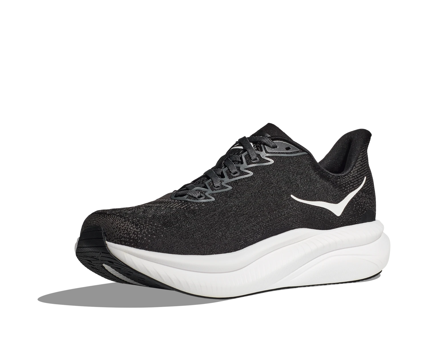Hoka Women's Mach 6 (BWHT - Black/White) 3 Hoka Women's Mach 6 (BWHT - Black/White) - Image 3