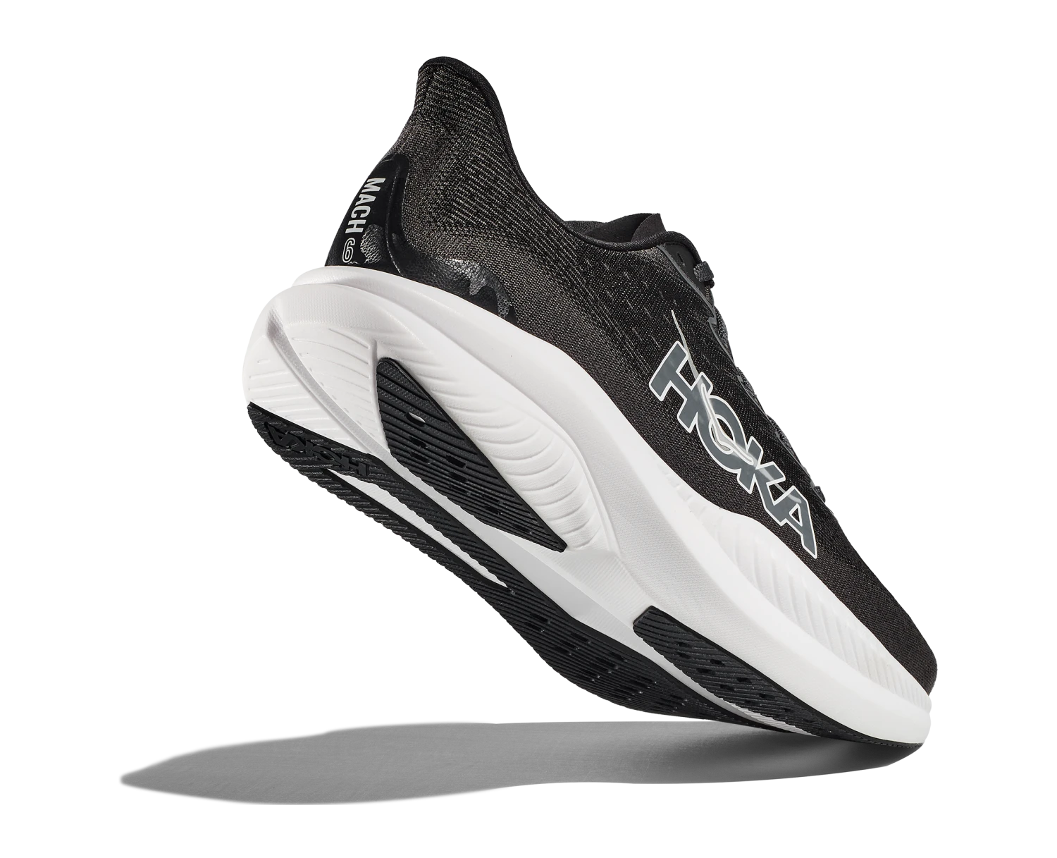 Hoka Women's Mach 6 (BWHT - Black/White) 4 Hoka Women's Mach 6 (BWHT - Black/White) - Image 4