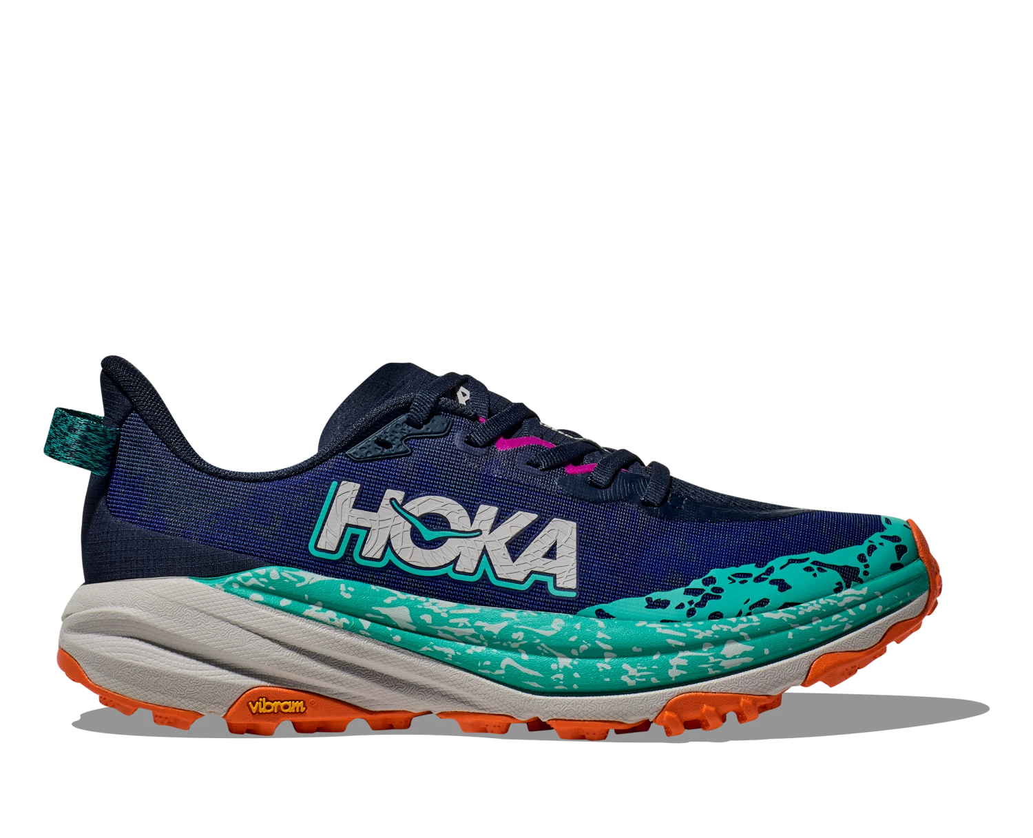 Hoka Women's Speedgoat 6 (VYM - Varsity Navy/Meteor) 1 Hoka Women's Speedgoat 6 (VYM - Varsity Navy/Meteor)