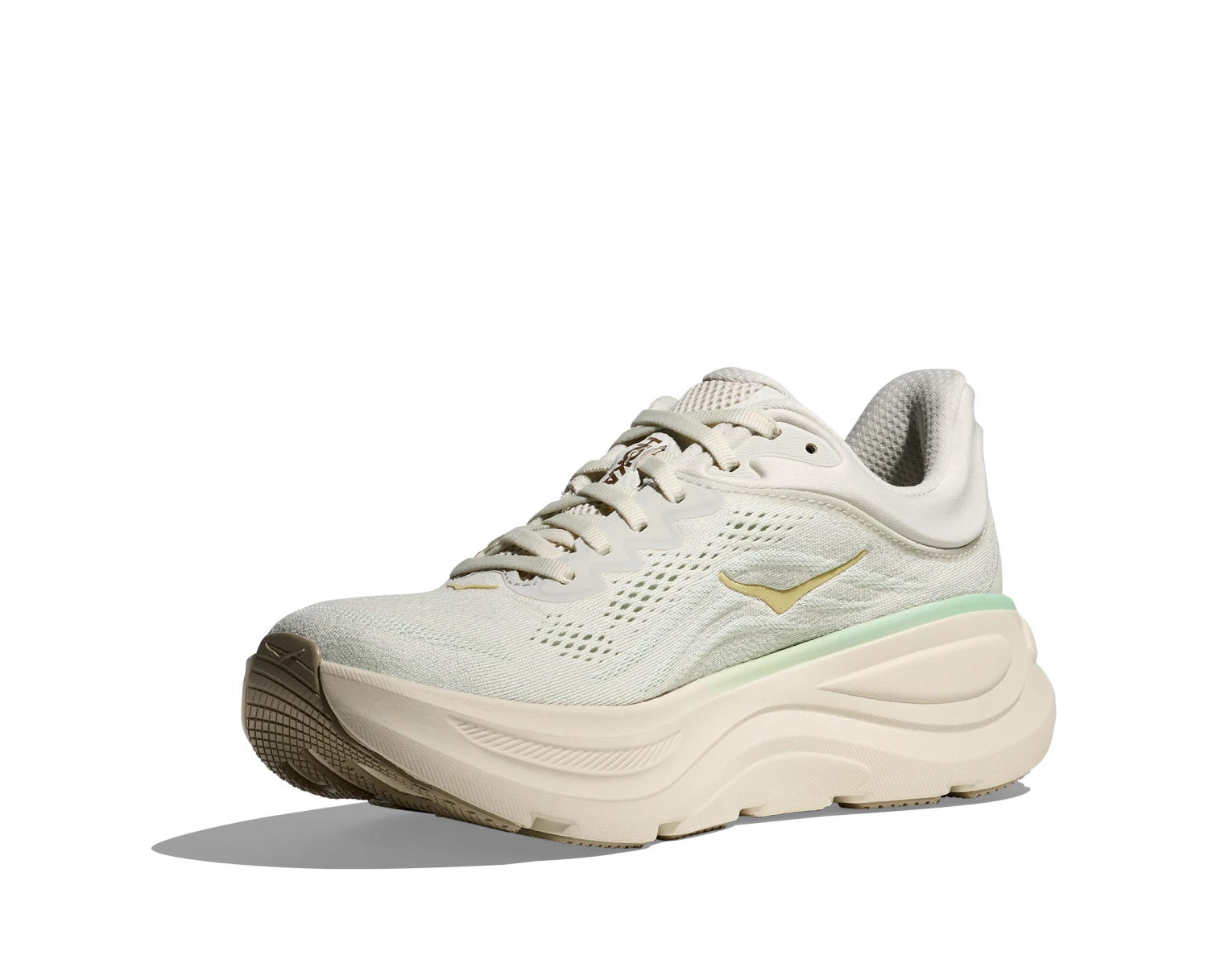 Hoka Women's Bondi 9 WIDE (TLSL - Truffle Salt/Sea Glass) 4 Hoka Women's Bondi 9 WIDE (TLSL - Truffle Salt/Sea Glass) - Image 4