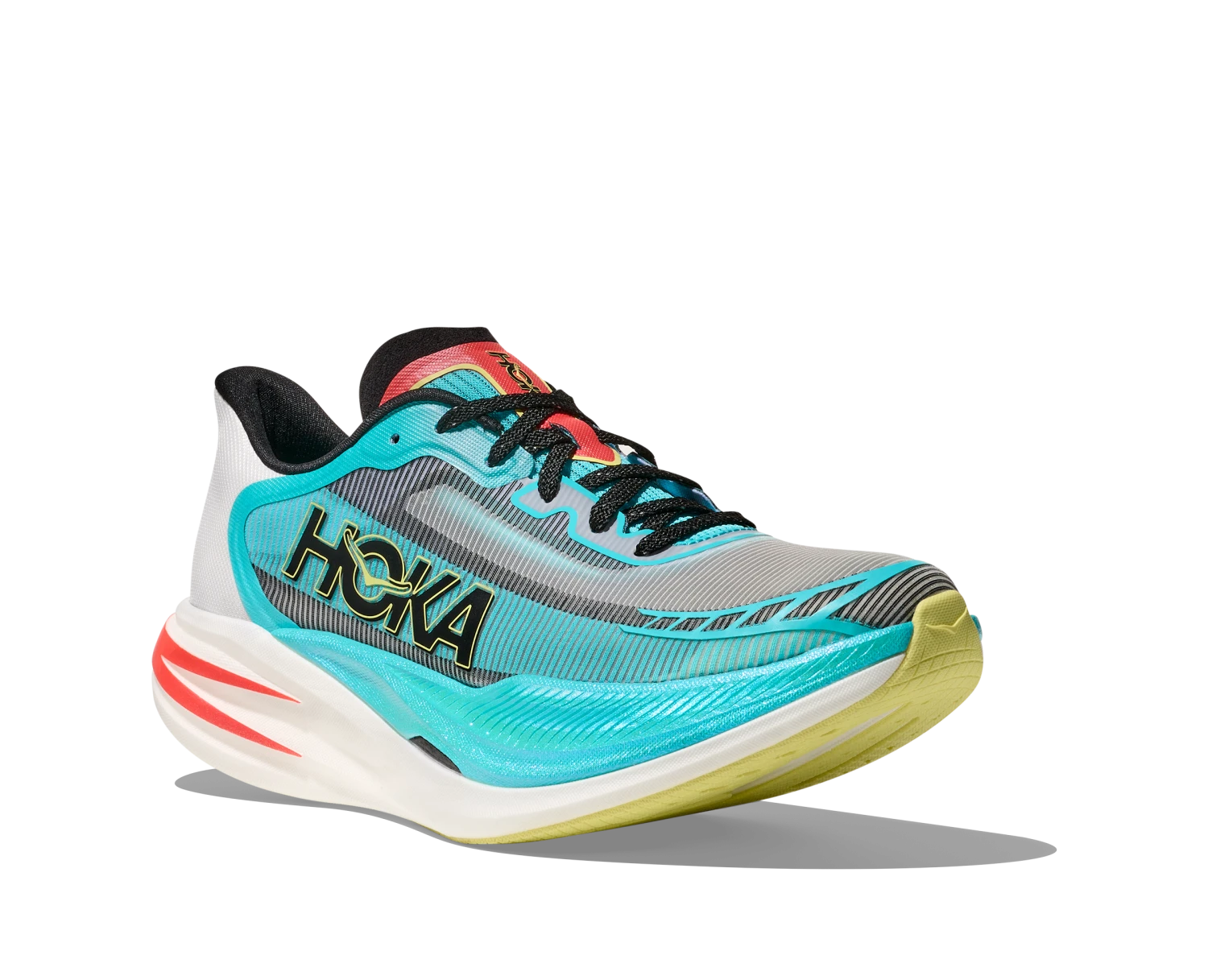 Hoka Unisex Cielo X1 2.0 (FLCK - Frost/Black) 3 Hoka Unisex Cielo X1 2.0 (FLCK - Frost/Black) - Image 3