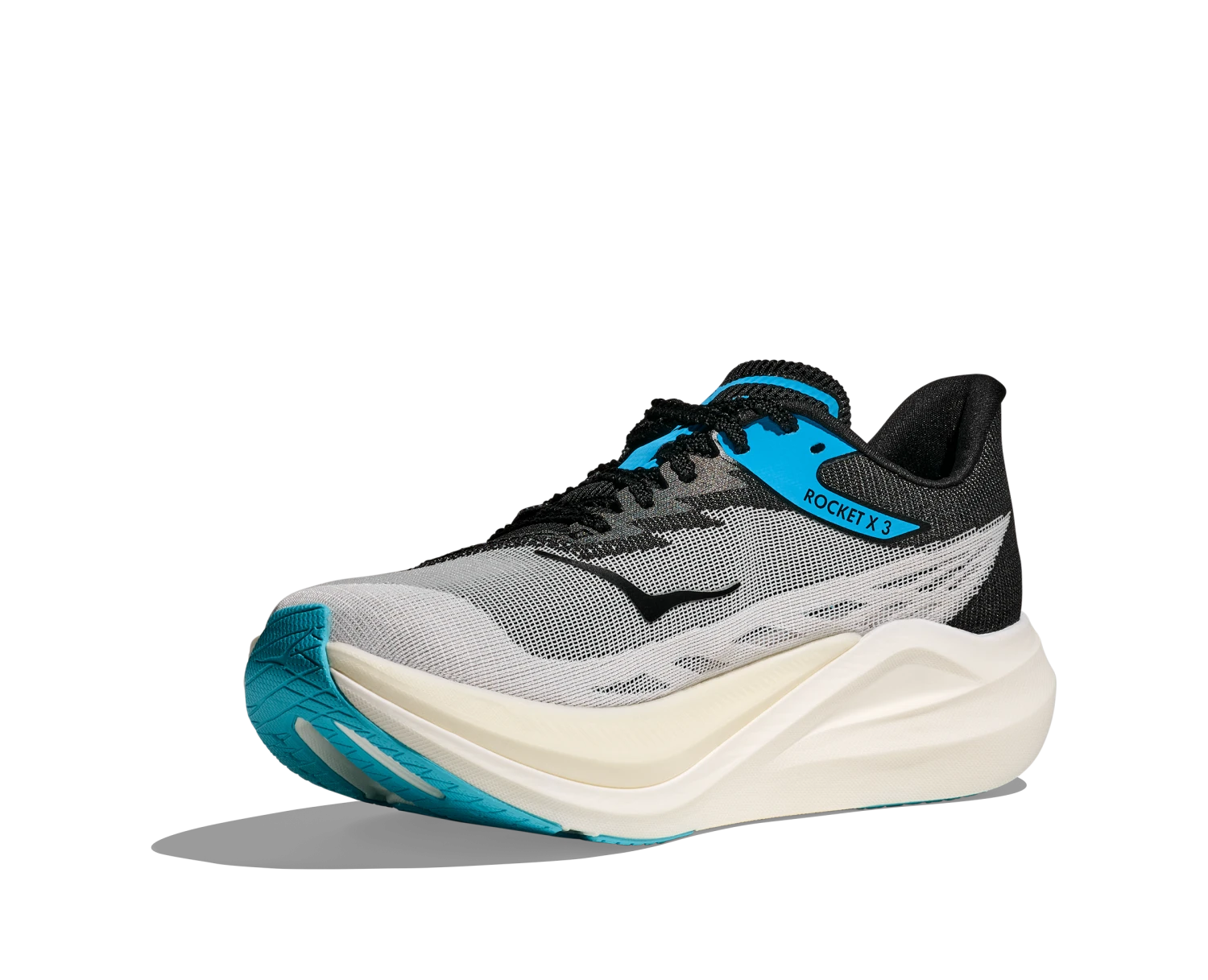Hoka Unisex Rocket X 3 (WBLC - White/Black) 4 Hoka Unisex Rocket X 3 (WBLC - White/Black) - Image 4