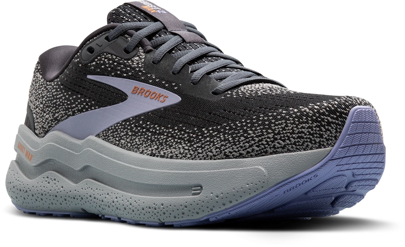 BROOKS Women's Ghost Max 2 (005 - Ebony/Sweet Lavender/Alloy) 3 BROOKS Women's Ghost Max 2 (005 - Ebony/Sweet Lavender/Alloy) - Image 3