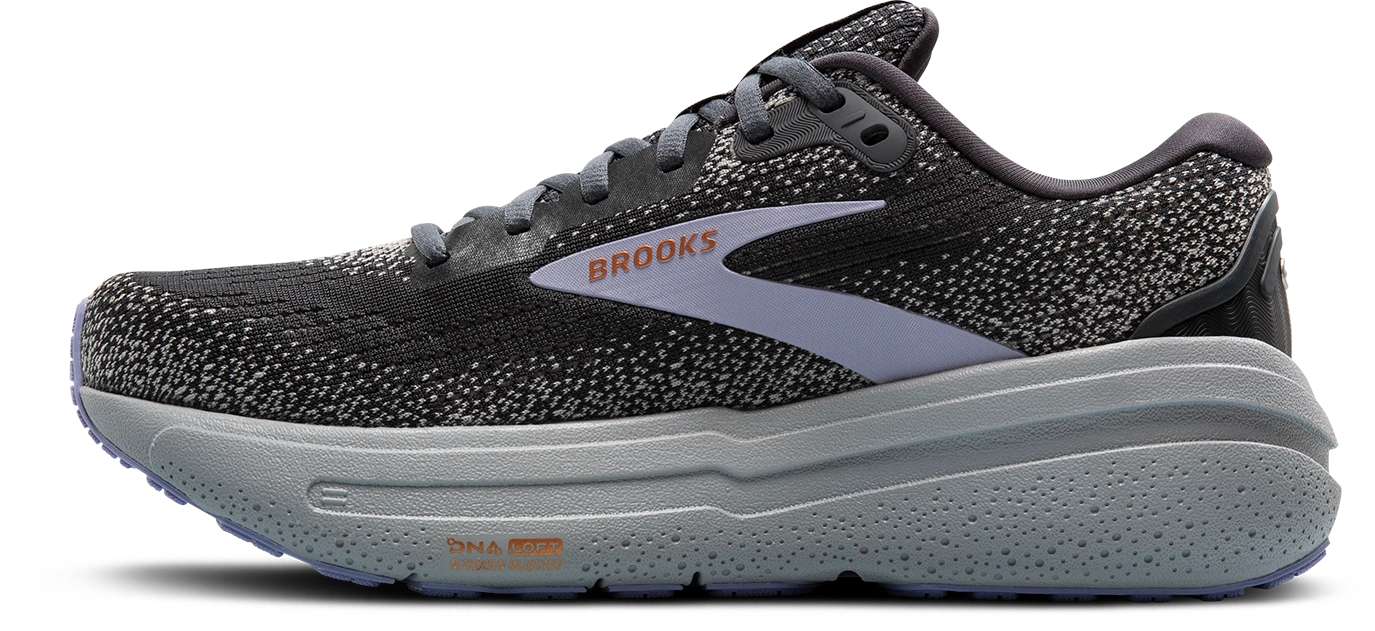 BROOKS Women's Ghost Max 2 (005 - Ebony/Sweet Lavender/Alloy) 2 BROOKS Women's Ghost Max 2 (005 - Ebony/Sweet Lavender/Alloy) - Image 2