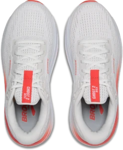 BROOKS Women's Ghost Max 2 (174 - White/Hot Coral) -Tcrunning Sale Store 120420 174 O Ghost Max 2