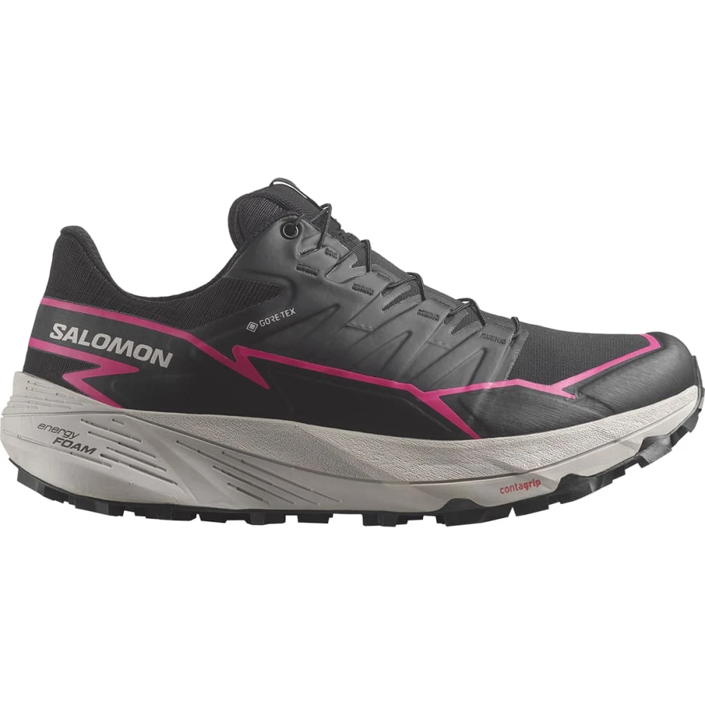 Salomon Women’s Thundercross GORE-TEX (Black/Black/Pink Glo) 1 Salomon Women’s Thundercross GORE-TEX (Black/Black/Pink Glo)