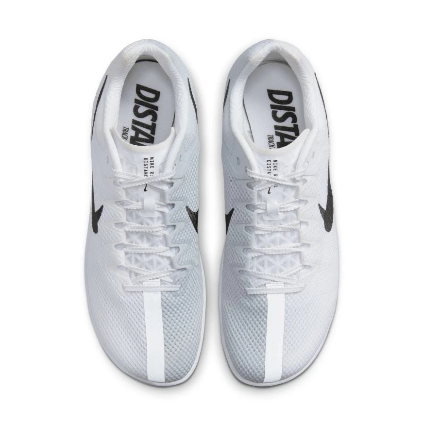 Nike Unisex Zoom Rival Distance (100 - White/Black/Metallic Silver) 4 Nike Unisex Zoom Rival Distance (100 - White/Black/Metallic Silver) - Image 4