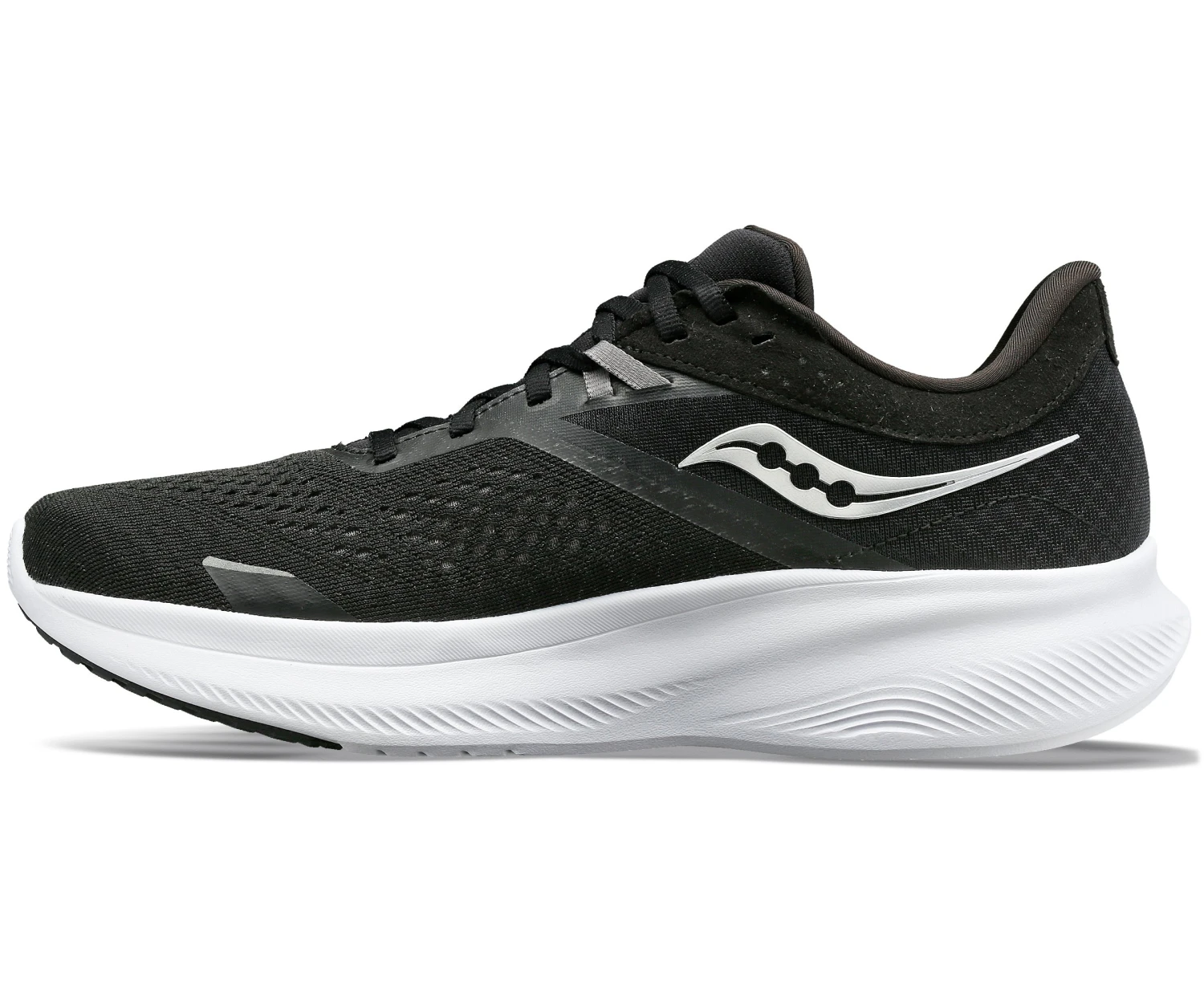 Saucony Women’s Ride 16 (05 - Black/White) 2 Saucony Women’s Ride 16 (05 - Black/White) - Image 2