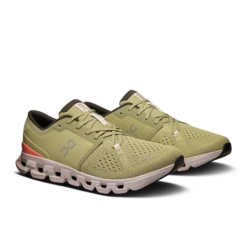 Men's Cloud X 4 (Caper/Salmon) 8 Men's Cloud X 4 (Caper/Salmon) -Tcrunning Sale Store 3ME30043082 cloud x 4 ss25 caper salmon m g6