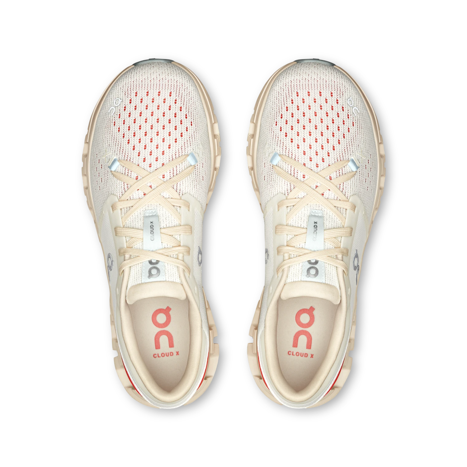 Women's Cloud X 4 (Ivory/Salmon) 4 Women's Cloud X 4 (Ivory/Salmon) - Image 4