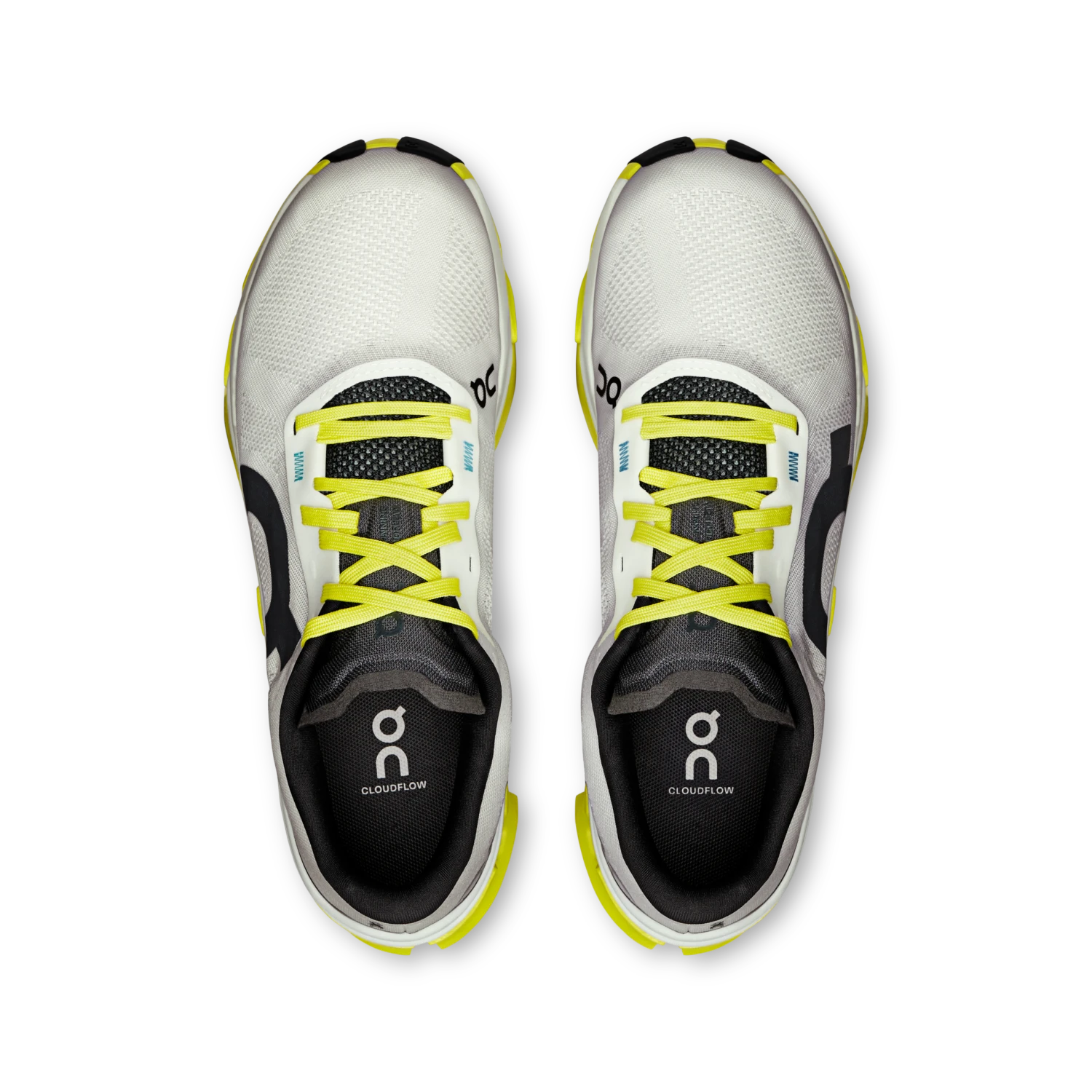 On Women's Cloudflow 5 (White/Lime) 2 On Women's Cloudflow 5 (White/Lime) - Image 2