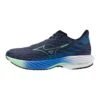 Mizuno Men's Wave Rider 28 (8Z4S - Vintage Indigo/Neo Mint) -Tcrunning Sale Store 411456 8Z4S