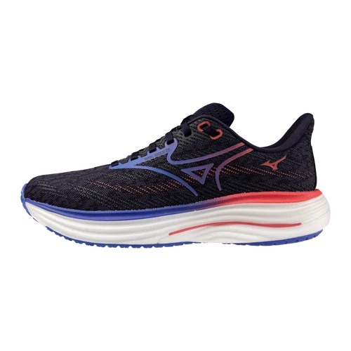 Mizuno Women's Wave Rider 29 (9W6U - Odyssey Grey/Iris Bloom) 3 Mizuno Women's Wave Rider 29 (9W6U - Odyssey Grey/Iris Bloom) - Image 3