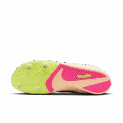 Nike Unisex Zoom Rival Distance (101 - Sail/Fierce Pink-LT Lemon Twist) -Tcrunning Sale Store AURORA DC8725 101 PHSUH000 2000
