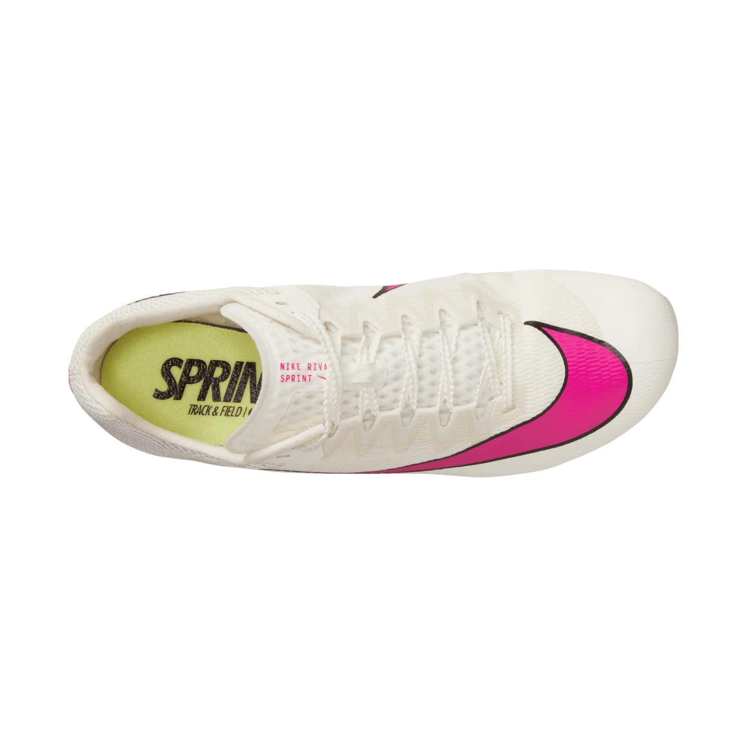 Nike Unisex Zoom Rival Sprint (101 - Sail/Fierce Pink-LT Lemon Twist) 8 Nike Unisex Zoom Rival Sprint (101 - Sail/Fierce Pink-LT Lemon Twist) - Image 8