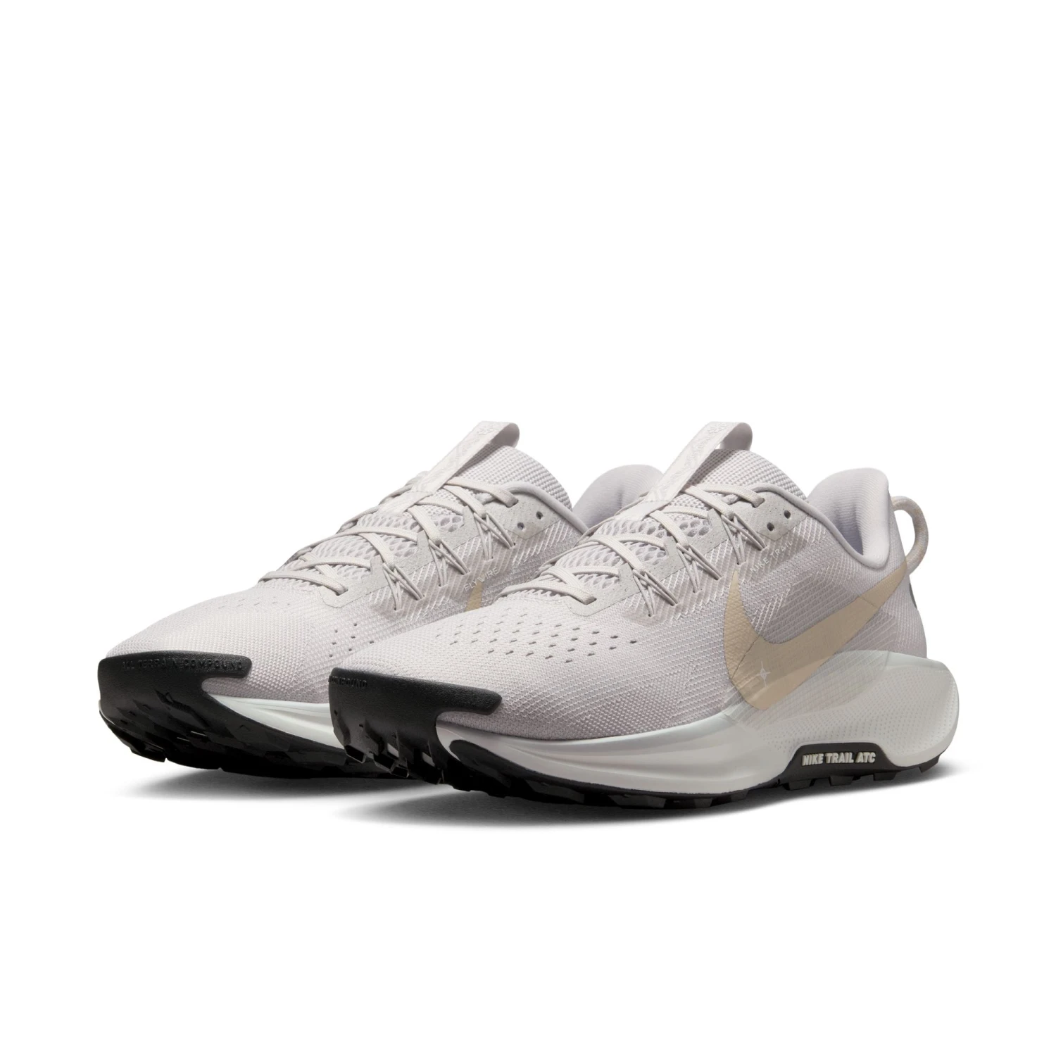 Nike Men’s React Pegasus Trail 5 (008 - Vast Grey/Sanddrift-Summit White-Black) 3 Nike Men’s React Pegasus Trail 5 (008 - Vast Grey/Sanddrift-Summit White-Black) - Image 3