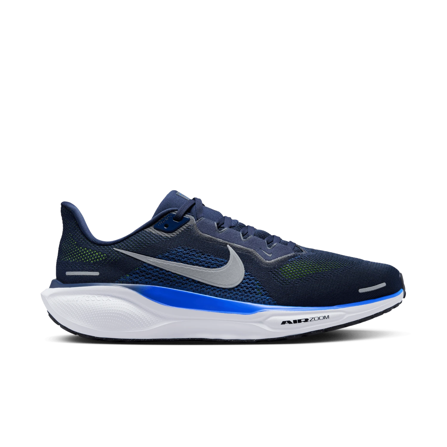 Nike Men's Pegasus 41 (400 - Midnight Navy/Reflective Silver-Black-Volt) 1 Nike Men's Pegasus 41 (400 - Midnight Navy/Reflective Silver-Black-Volt)