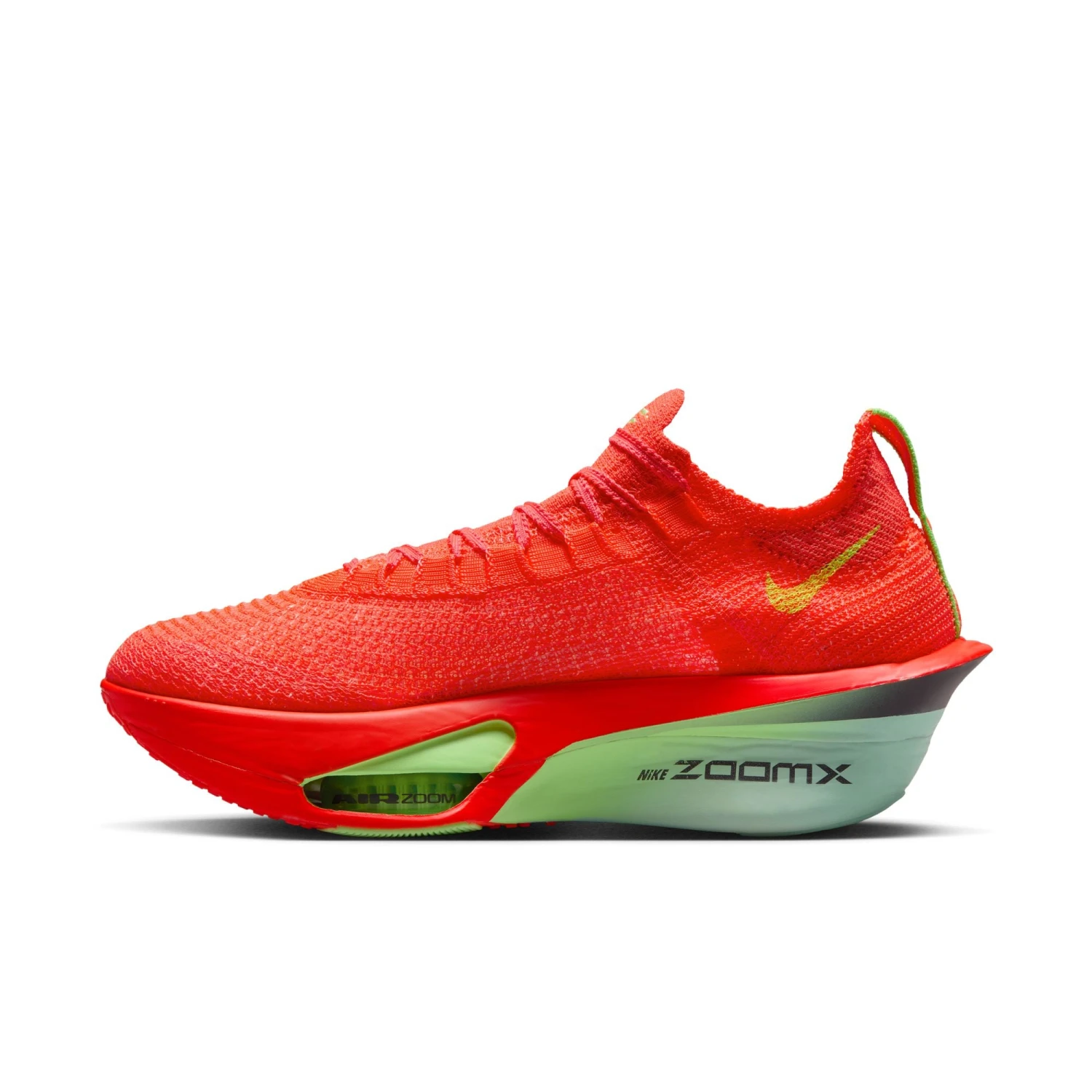 Nike Women's Alphafly 3 (600 - Bright Crimson/Cave Purple-Lime Blast) 2 Nike Women's Alphafly 3 (600 - Bright Crimson/Cave Purple-Lime Blast) - Image 2