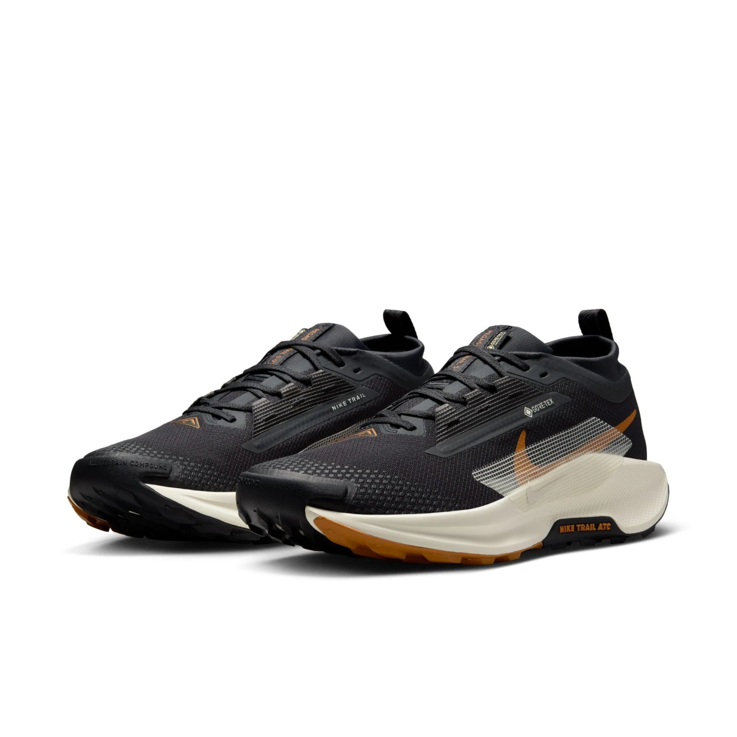 Nike Men’s React Pegasus Trail 5 GORE-TEX (007 - Off Noir/Pale Ivory-Black-Monarch) 3 Nike Men’s React Pegasus Trail 5 GORE-TEX (007 - Off Noir/Pale Ivory-Black-Monarch) - Image 3