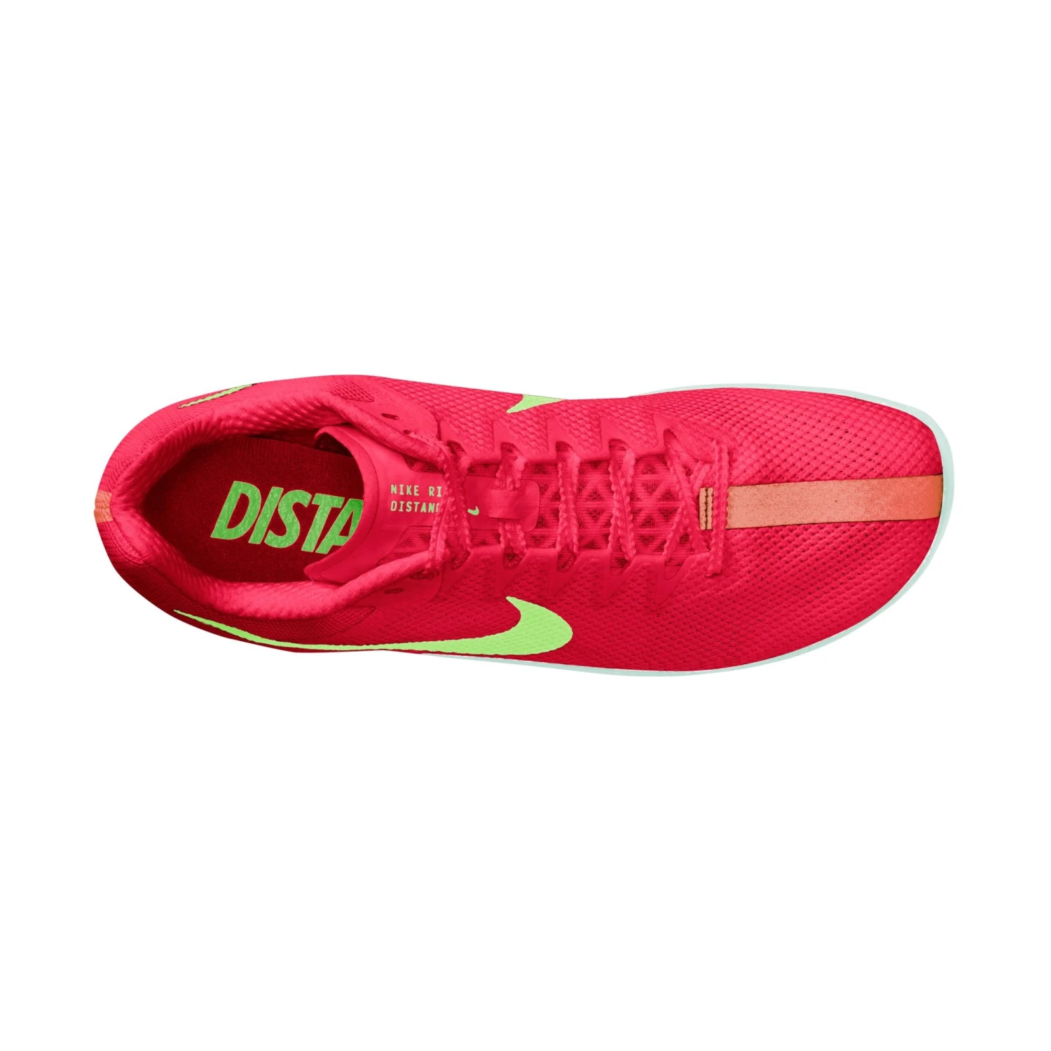Nike Unisex Zoom Rival Distance (600 - Bright Crimson/Washed Coral-Barely Volt) 7 Nike Unisex Zoom Rival Distance (600 - Bright Crimson/Washed Coral-Barely Volt) - Image 7