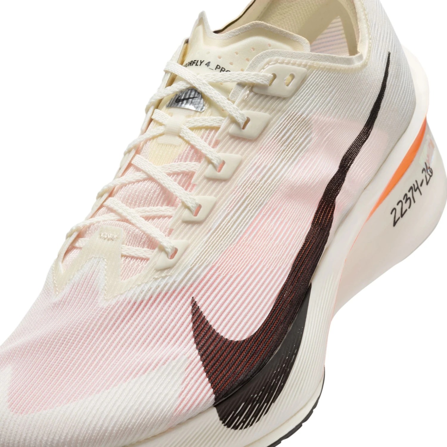 Nike Men’s Vaporfly 4 Proto (100 - Sail/Black-Total Orange-White) 4 Nike Men’s Vaporfly 4 Proto (100 - Sail/Black-Total Orange-White) - Image 4