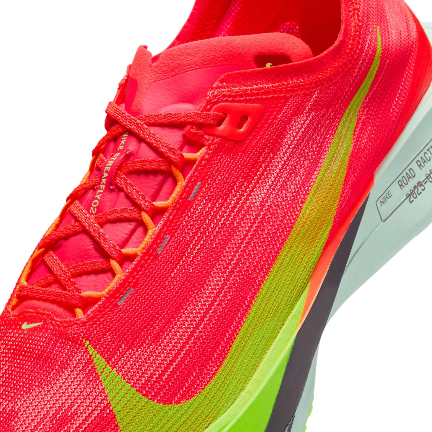 Nike Unisex Streakfly 2 (600 - Bright Crimson/Lime Blast-Hyper Orange) 4 Nike Unisex Streakfly 2 (600 - Bright Crimson/Lime Blast-Hyper Orange) - Image 4