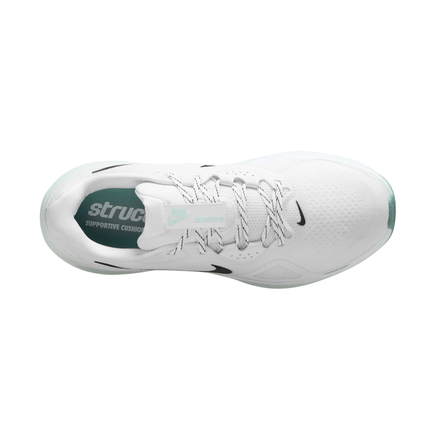 Nike Women’s Structure 26 (100 - White/Black-Barely Green-Mint Foam) 7 Nike Women’s Structure 26 (100 - White/Black-Barely Green-Mint Foam) - Image 7