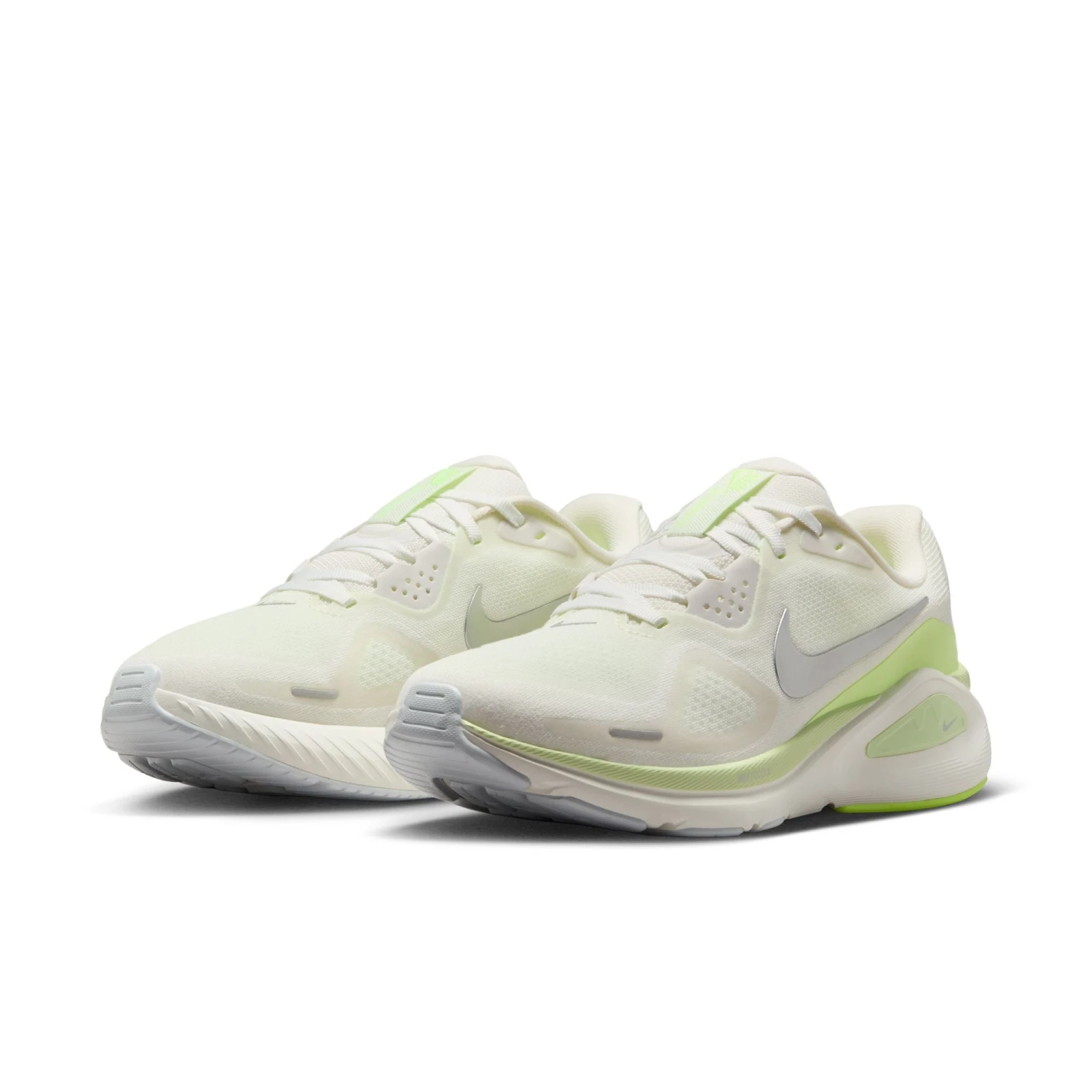 Nike Women’s Structure 26 (103 - Summit White/Chrome-Barely Volt-Sail) 3 Nike Women’s Structure 26 (103 - Summit White/Chrome-Barely Volt-Sail) - Image 3
