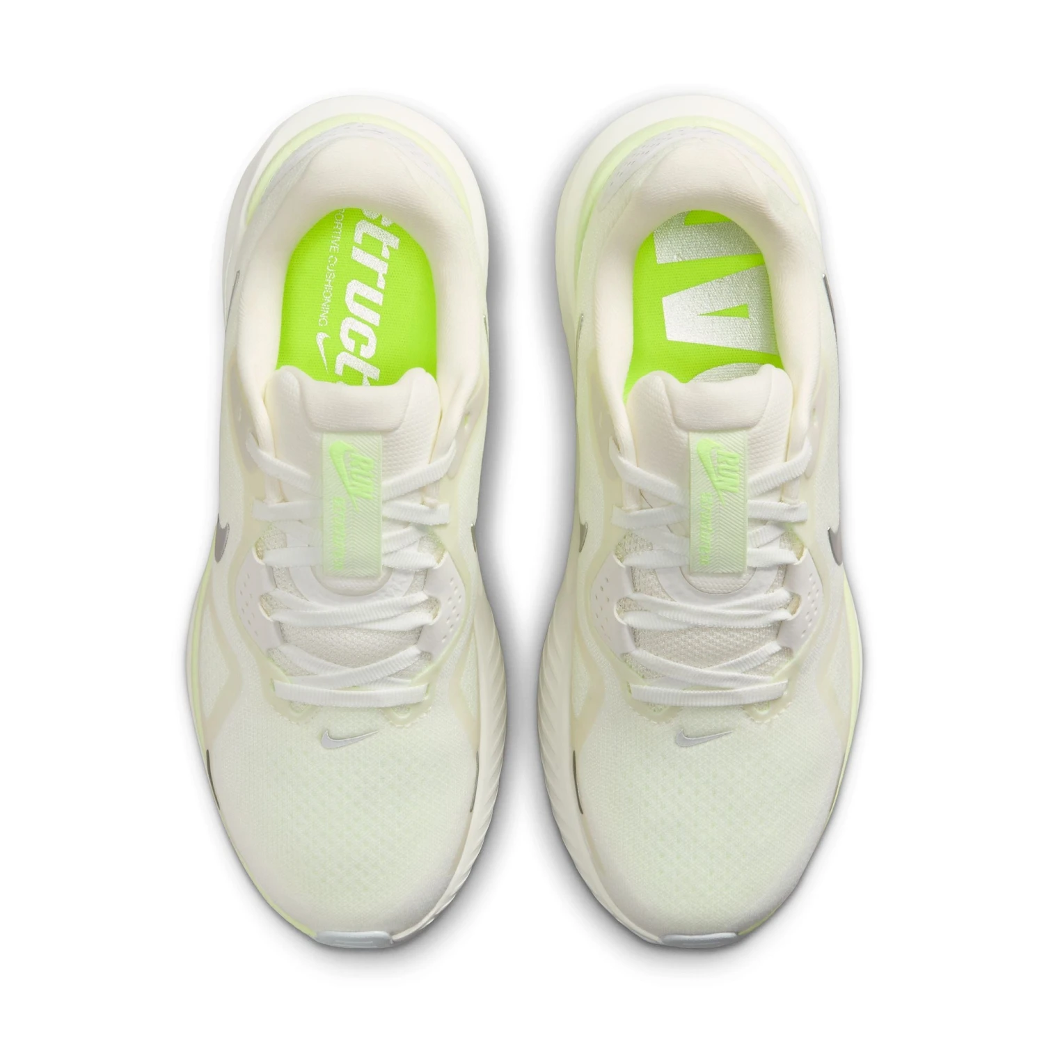 Nike Women’s Structure 26 (103 - Summit White/Chrome-Barely Volt-Sail) 8 Nike Women’s Structure 26 (103 - Summit White/Chrome-Barely Volt-Sail) - Image 8