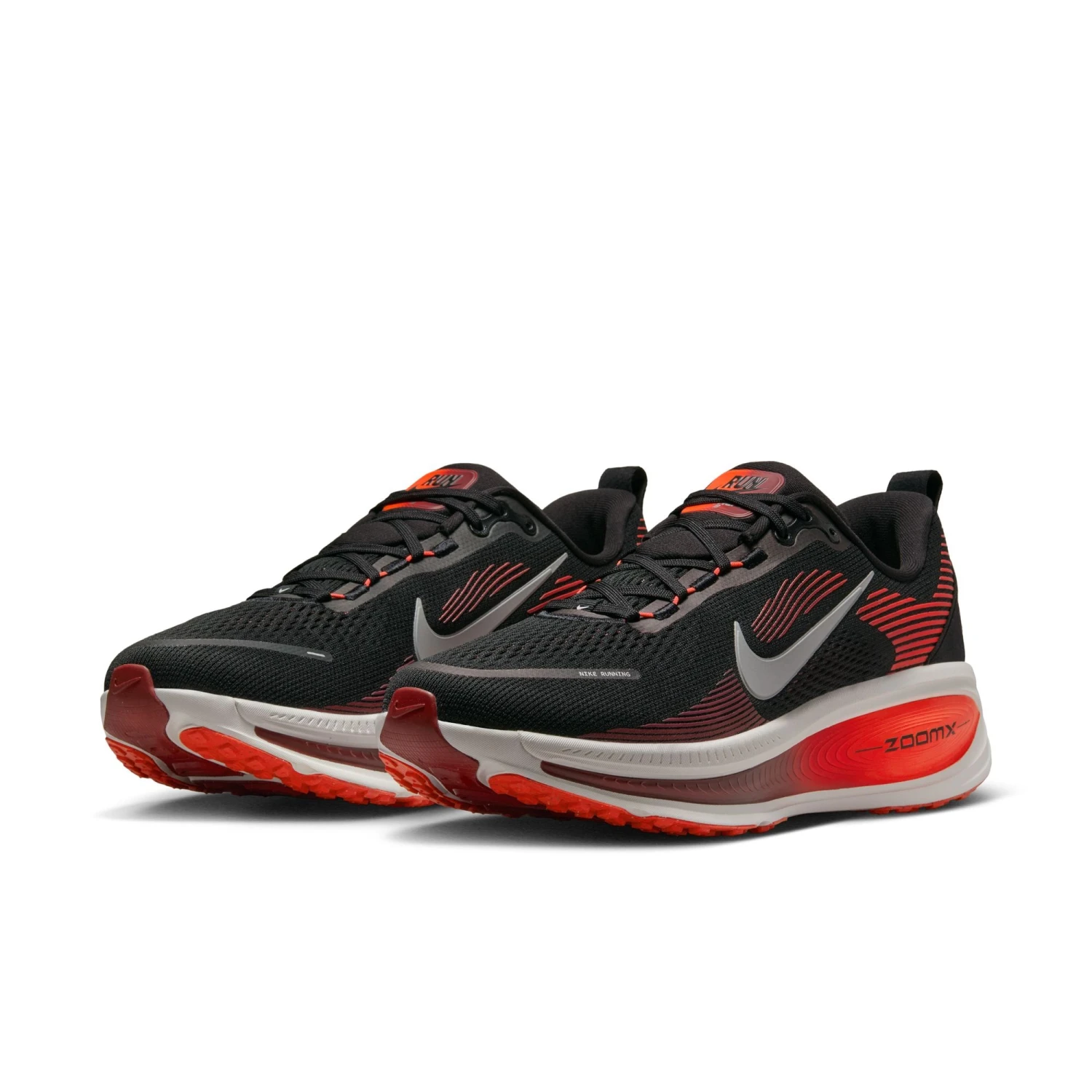 Nike Men's Vomero 18 (008 - Black/Metallic Silver-Bright Crimson) 3 Nike Men's Vomero 18 (008 - Black/Metallic Silver-Bright Crimson) - Image 3