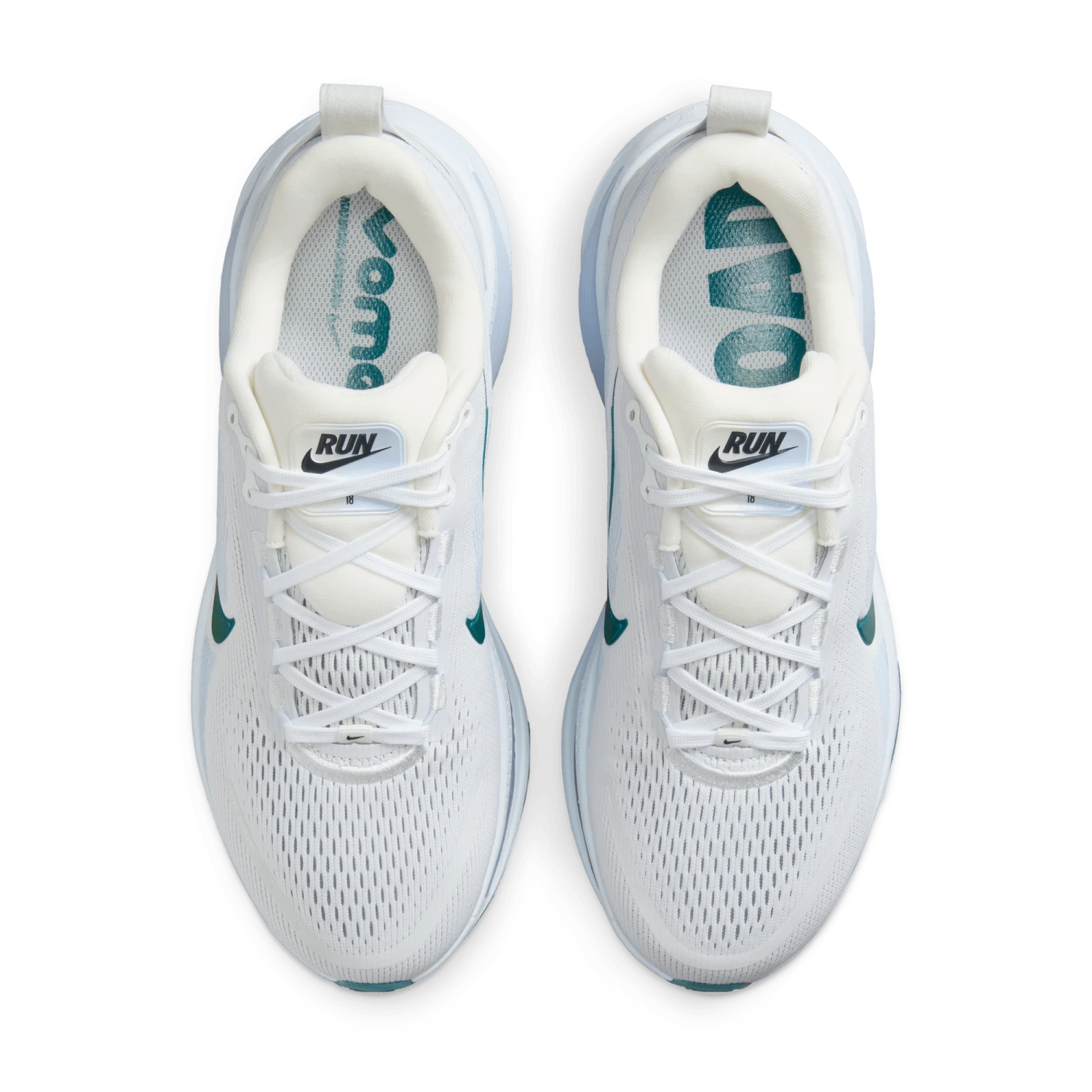 Nike Women's Vomero 18 (103 - Summit White/Geode Teal-Blue Tint) 5 Nike Women's Vomero 18 (103 - Summit White/Geode Teal-Blue Tint) - Image 5