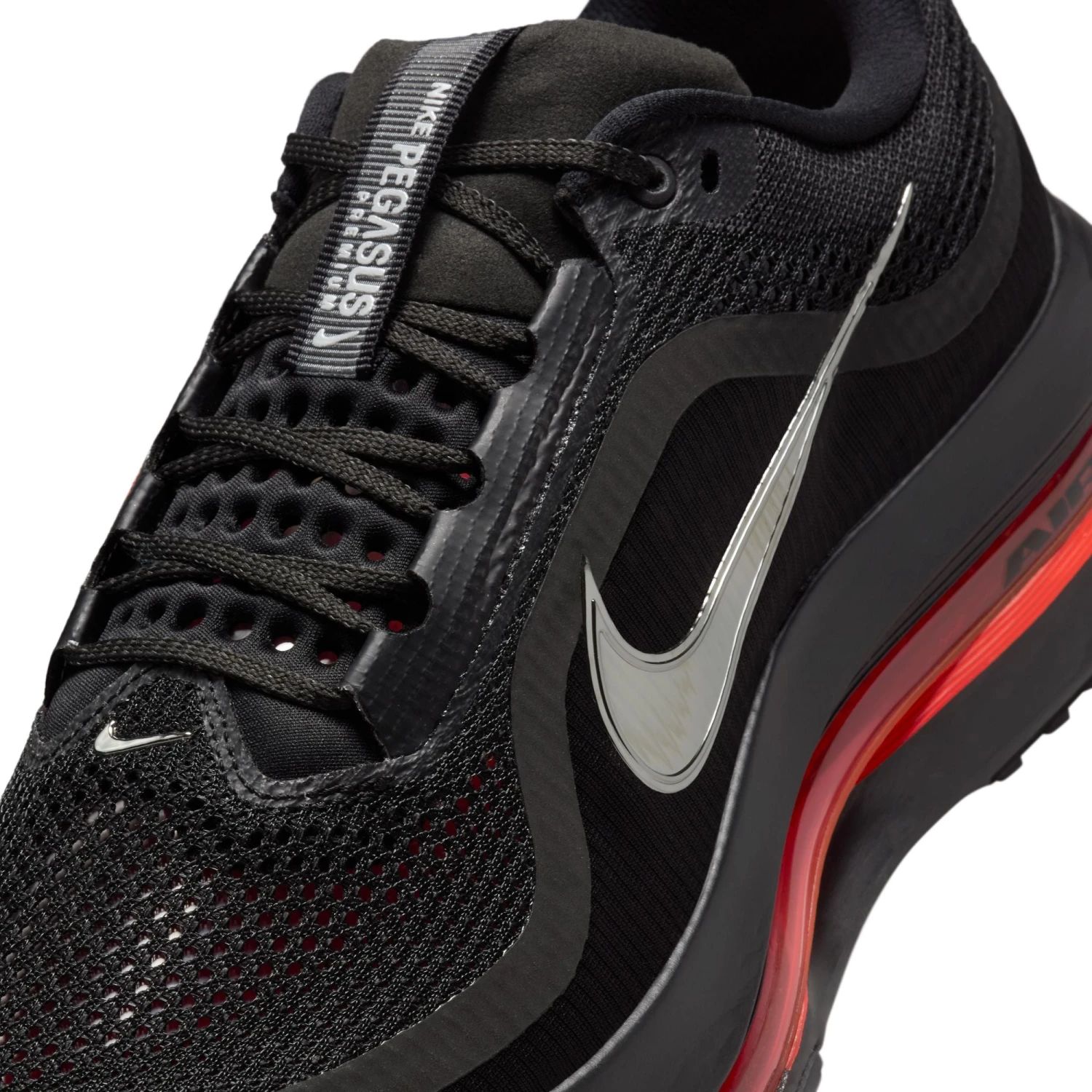 Nike Men's Pegasus Premium (003 - Black/Metallic Silver-Bright Crimson) 4 Nike Men's Pegasus Premium (003 - Black/Metallic Silver-Bright Crimson) - Image 4