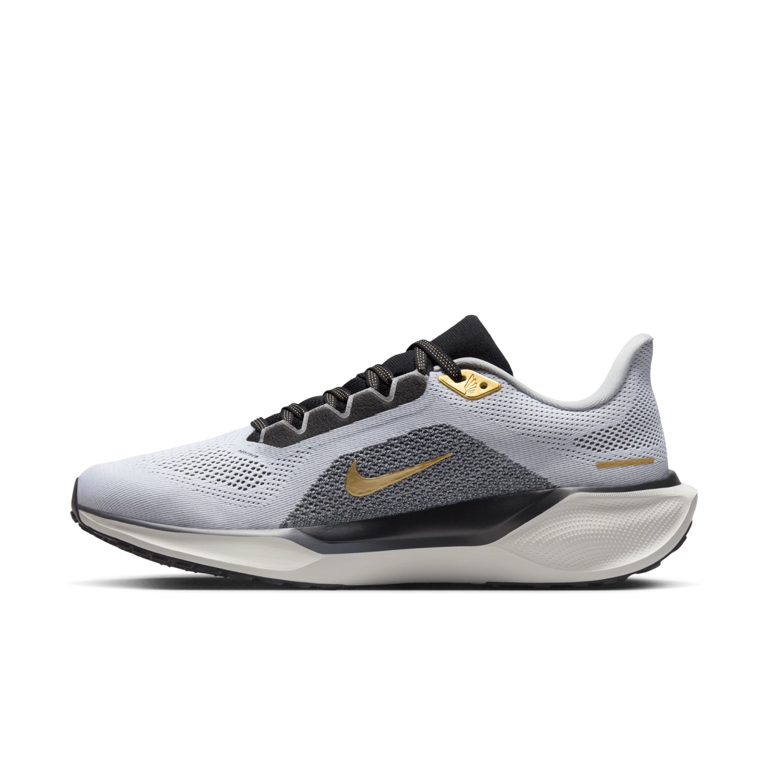 Nike Men's Pegasus 41 (100 - White/Black-Metallic Gold-Light Smoke Grey) 2 Nike Men's Pegasus 41 (100 - White/Black-Metallic Gold-Light Smoke Grey) - Image 2