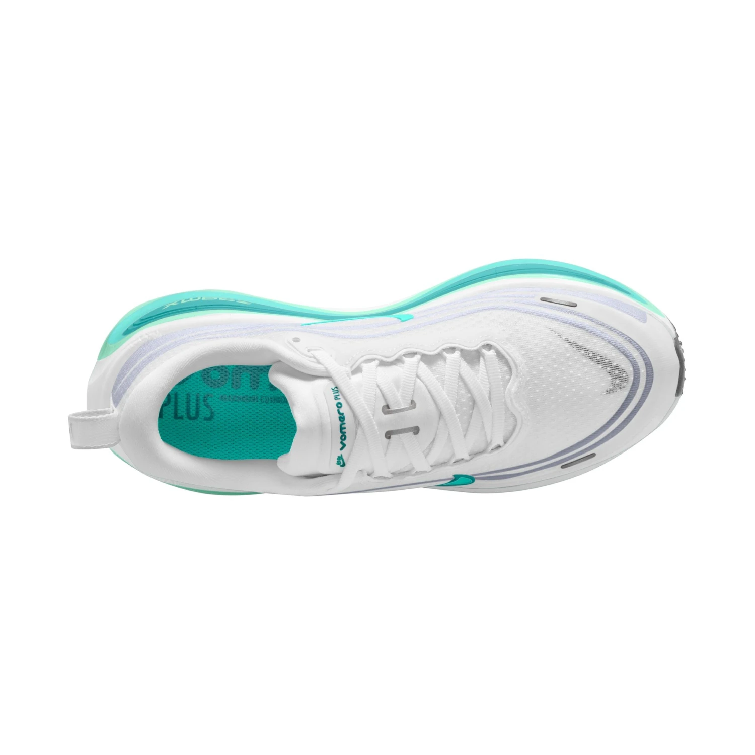 Nike Women's Vomero Plus (100 - White/Bleached Turq-Mint Foam) 8 Nike Women's Vomero Plus (100 - White/Bleached Turq-Mint Foam) - Image 8