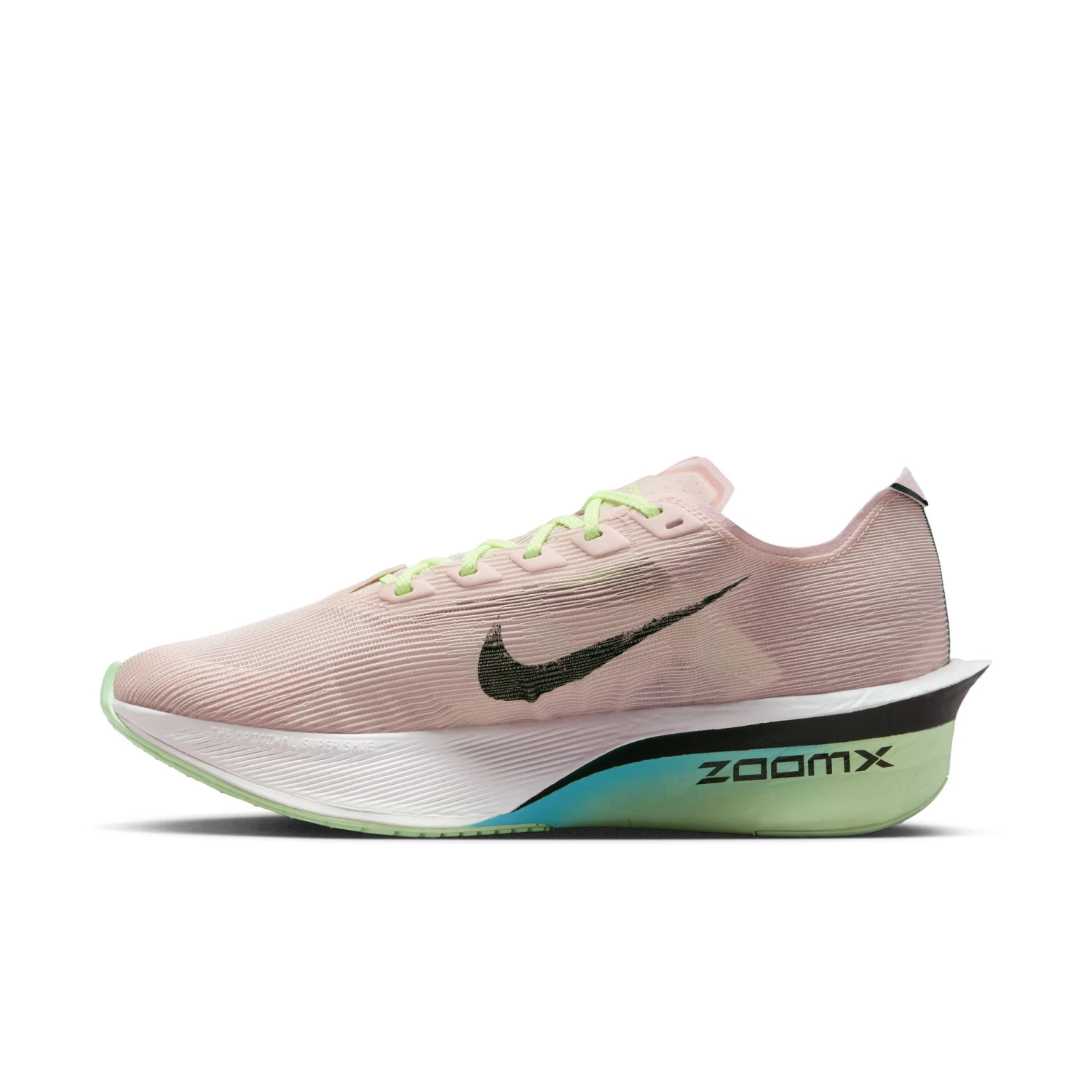 Nike Women’s ZoomX Vaporfly Next% 4 (602 - Silt Red/Black-Barely Volt-Pearl Pink) 2 Nike Women’s ZoomX Vaporfly Next% 4 (602 - Silt Red/Black-Barely Volt-Pearl Pink) - Image 2