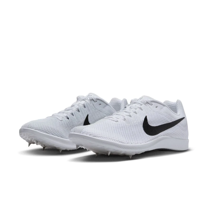 Nike Unisex Zoom Rival Distance (100 - White/Black/Metallic Silver) 3 Nike Unisex Zoom Rival Distance (100 - White/Black/Metallic Silver) - Image 3