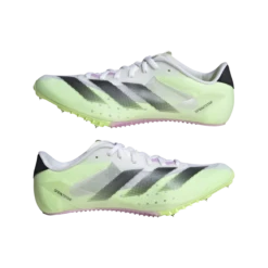 ADIDAS Unisex Sprintstar (Cloud White/Core Black/Green Spark) -Tcrunning Sale Store IG7446 8 FOOTWEAR Photography MirroredPairView transparent
