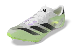 ADIDAS Unisex Sprintstar (Cloud White/Core Black/Green Spark) -Tcrunning Sale Store IG7446 9 FOOTWEAR 3D Rendering SideLateralLeftView transparent